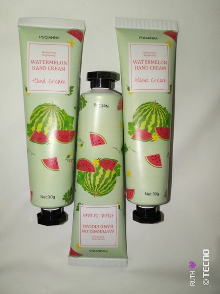 Crème main pastèque