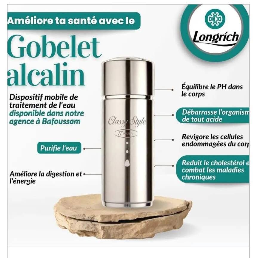 Gobelet Alcalin Inox Longrich