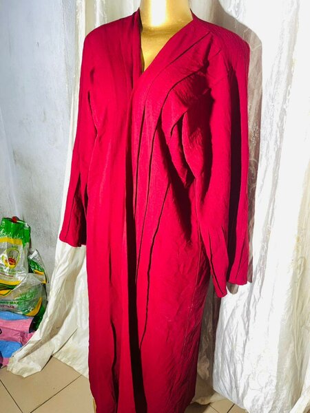 Robe longue rouge élégante