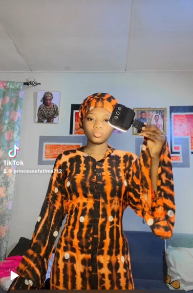 Robe africaine en tie-dye