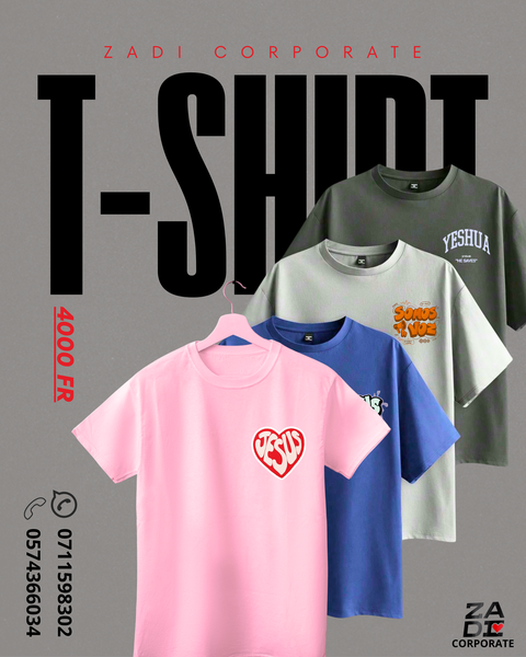 T-shirts Unisex à Message