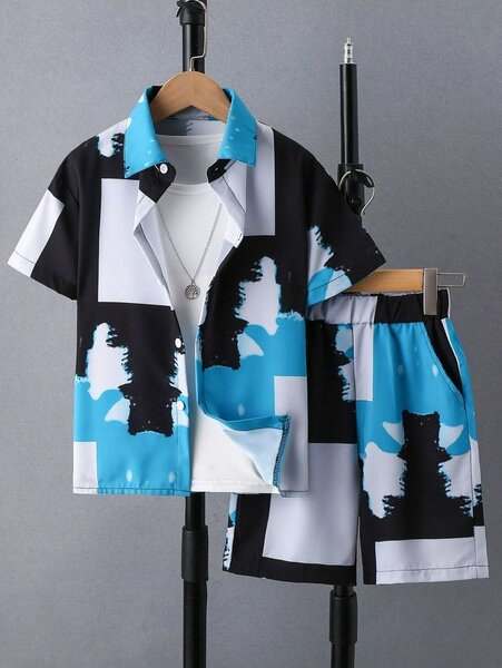 Ensemble homme chemise et short