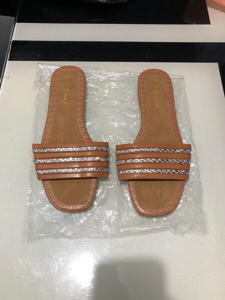 Sandales élégantes strass femme