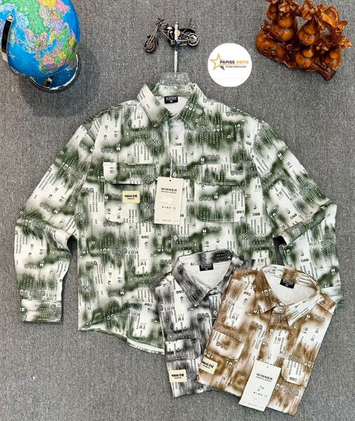 Chemise camouflage homme