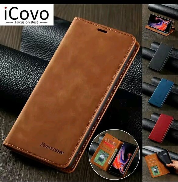 Étui en cuir pour smartphone