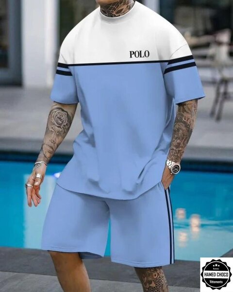 Ensemble homme POLO décontracté