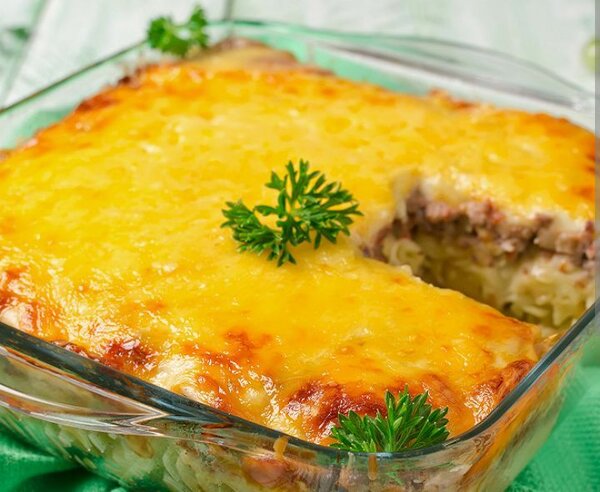 Gratin de pomme .T à la viande