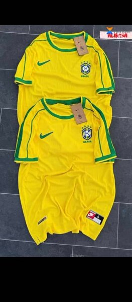 Ensemble maillot Brésil jaune Nike