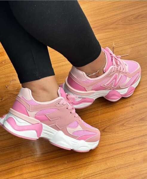 Baskets rose new balance femme
