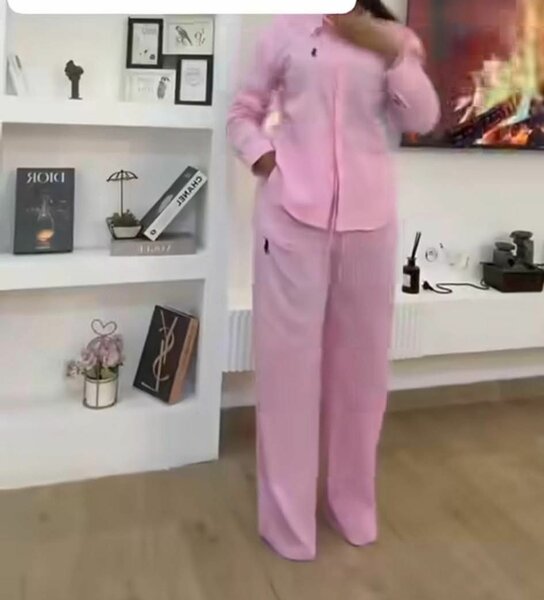 Pyjama rose doux confort