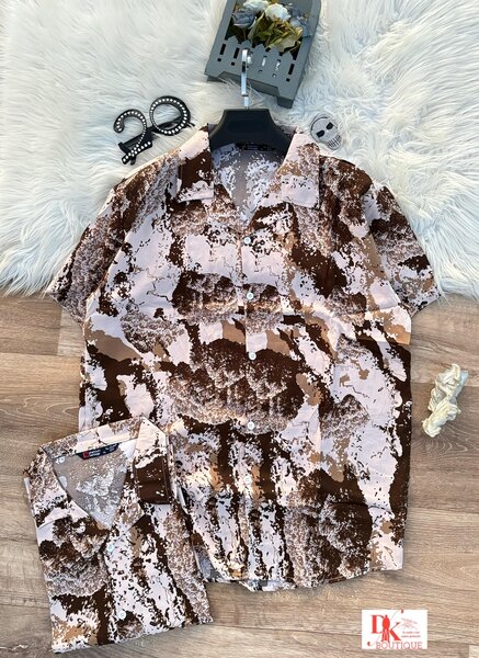 Chemise décontractée imprimée