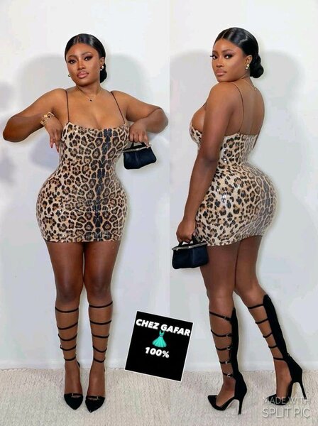 Robe léopard sexy femme