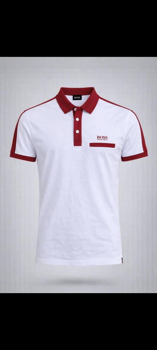 Polo homme blanc et couleur