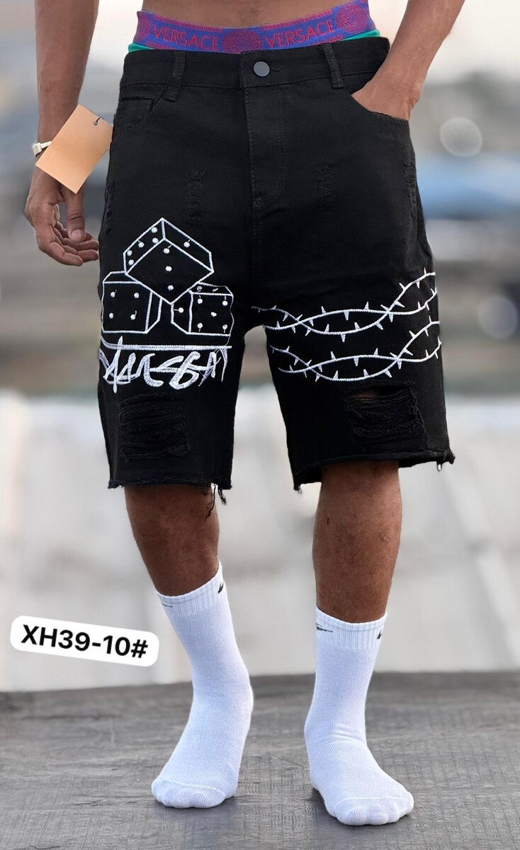 Shorts en jean tendance homme