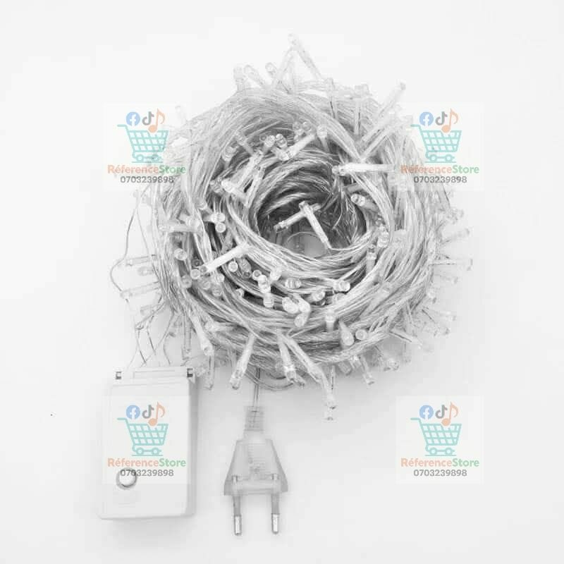 Guirlande 20 mètres jaune