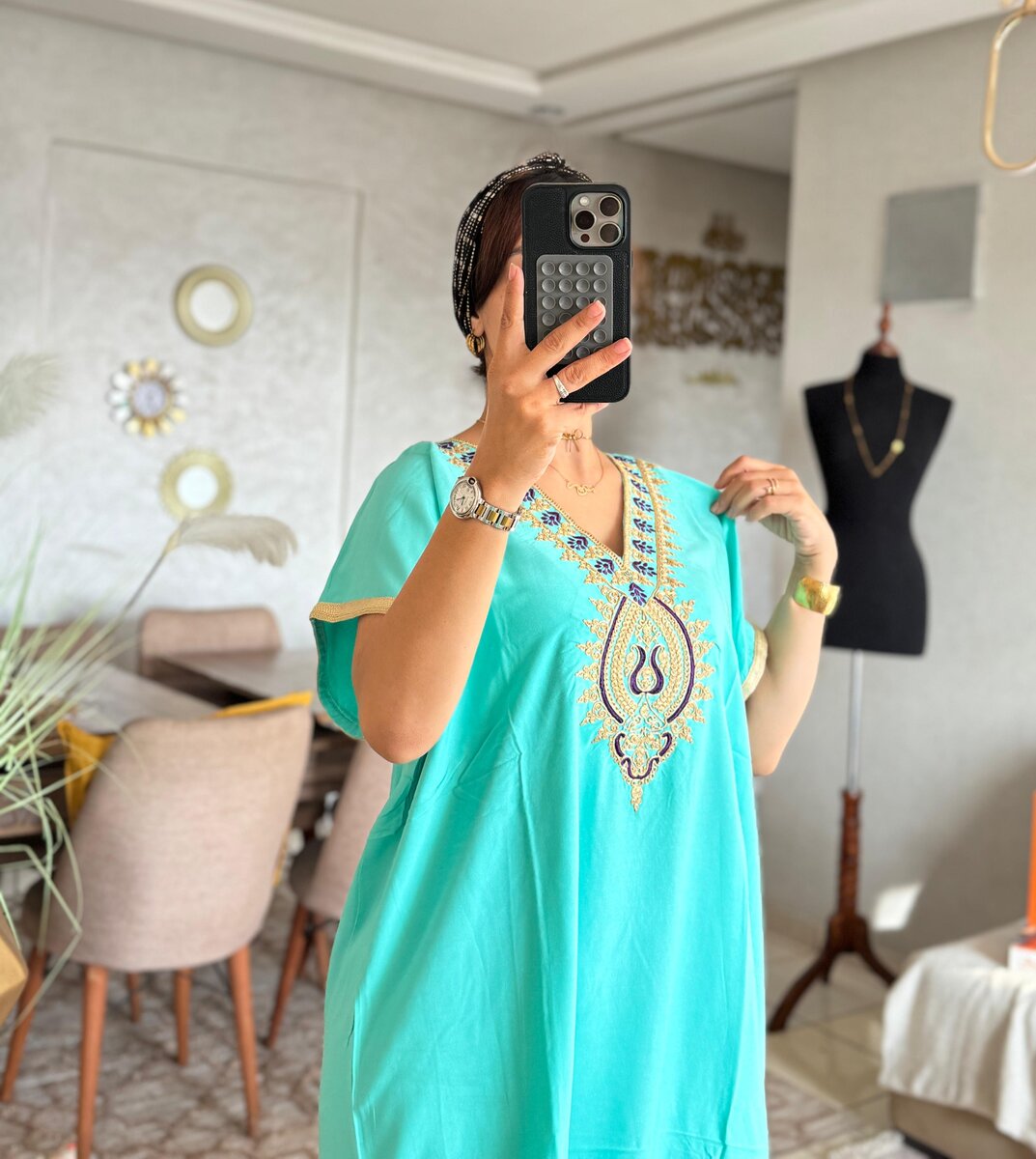 Robe Caftan Élégante Femme