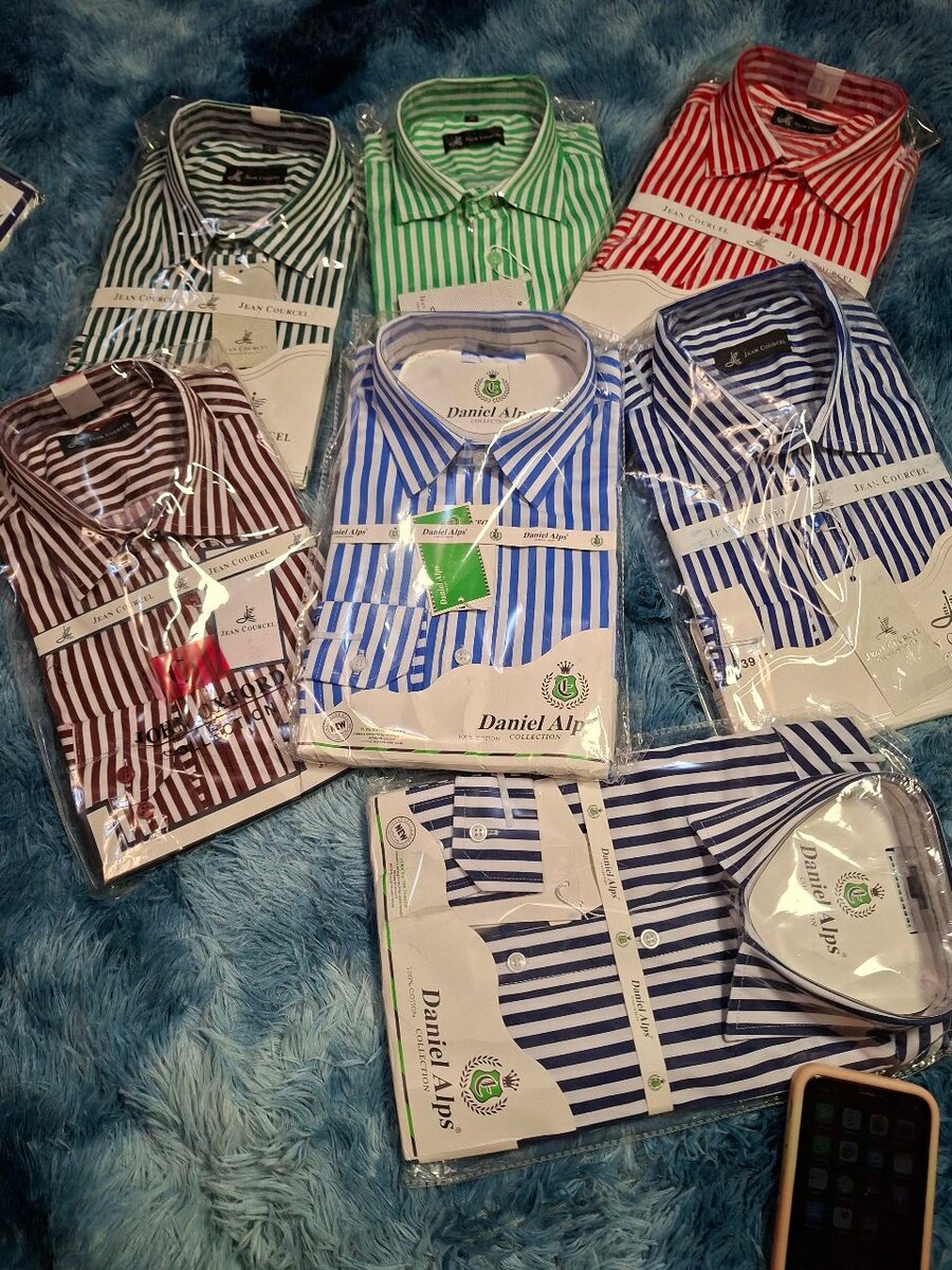 Chemises élégantes homme multicolores