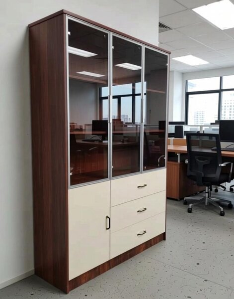 Armoire de bureau moderne en bois