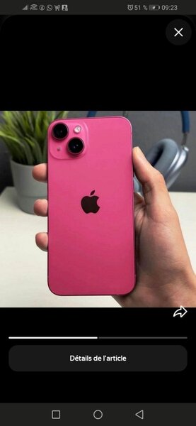 iPhone 13 Rose Intérieur