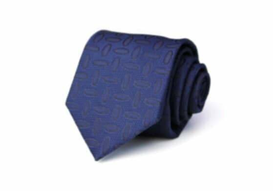 Cravate élégante bleue rouge