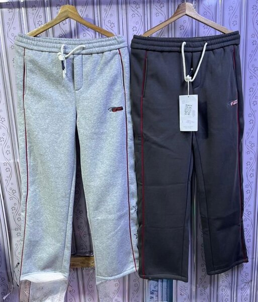 Pantalon de jogging homme gris et noir