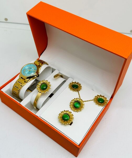 Ensemble de bijoux en or pour femme