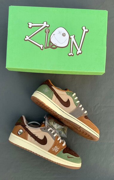 Sneakers en cuir coloré