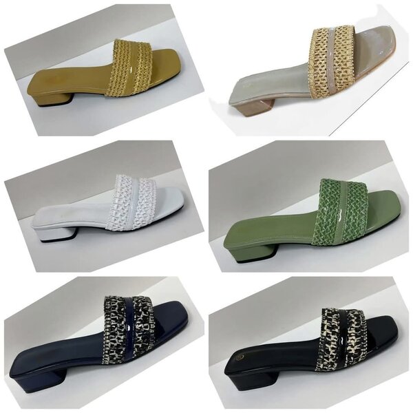 Mules en cuir pour femme