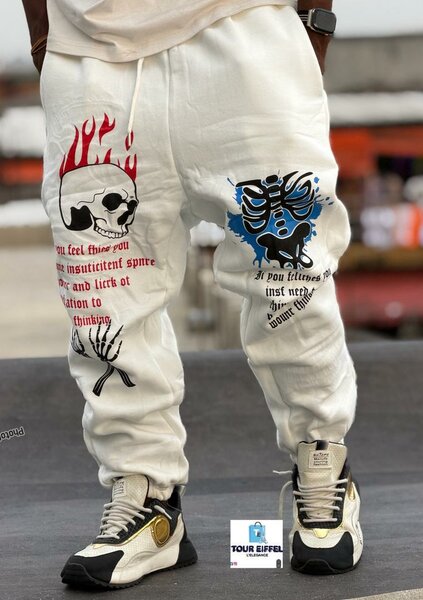 Pantalon Streetwear Crâne