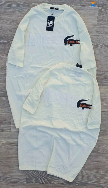 Robe blanche Lacoste oversize