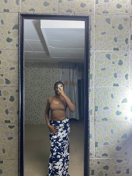 Jupe longue fleurie élégante