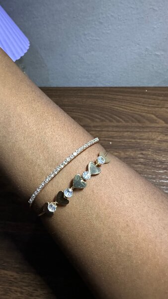 Bracelets en strass élégants