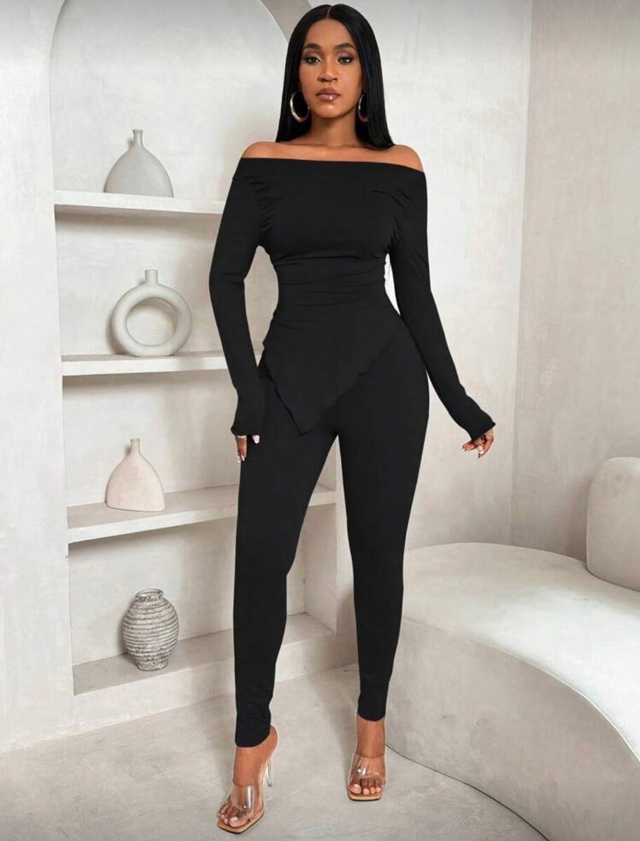 Combinaison Sexy Épaules Dénudées