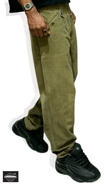 Pantalon cargo vert homme
