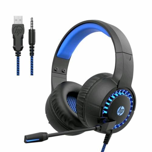 Casque Gaming HP DHE-8011UM Noir et Bleu