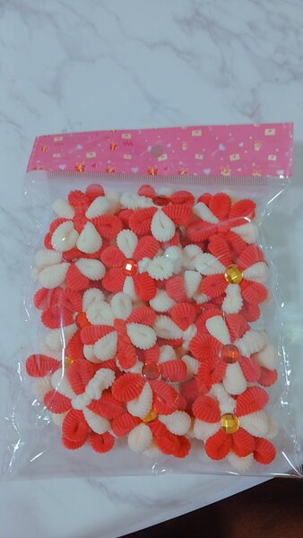 Élastiques à cheveux fleuris