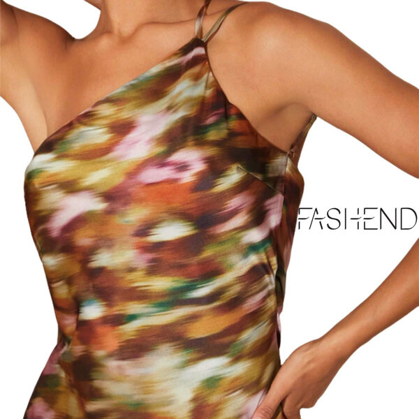 Robe courte imprimée FASHEND