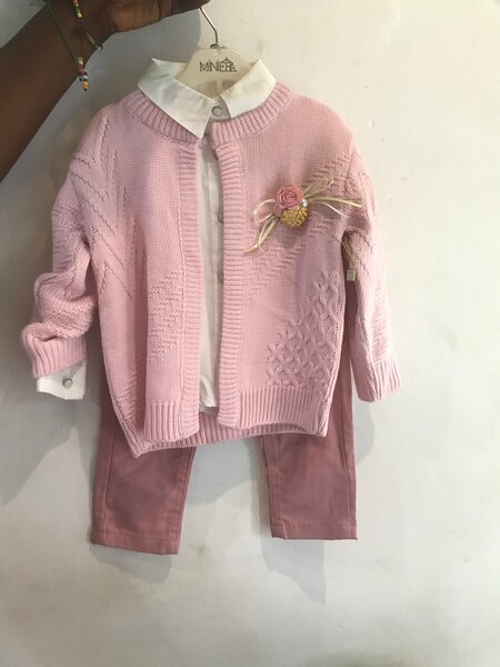 Ensemble 3 pièces rose