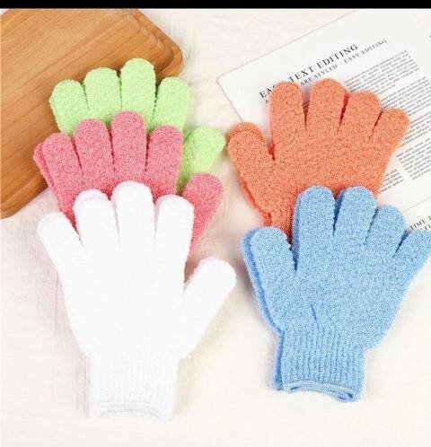 Exfoliating Bath Gloves Set