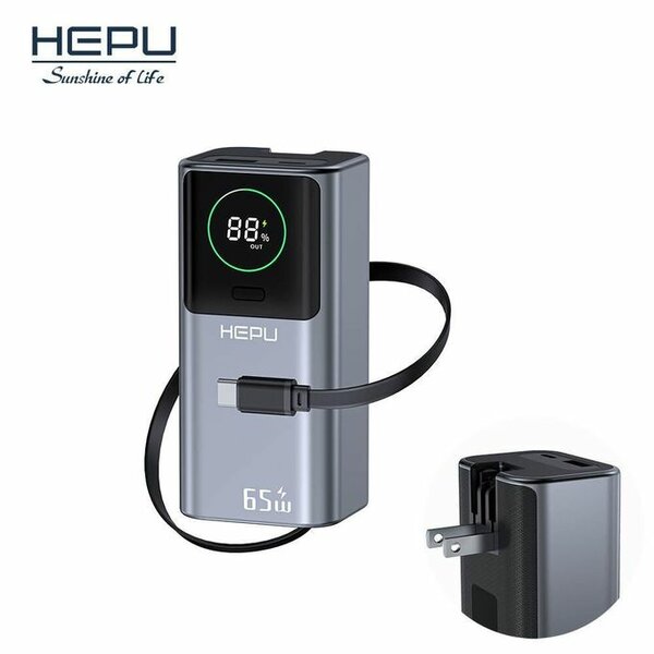 Power Bank HEPU 65W 10000mAh