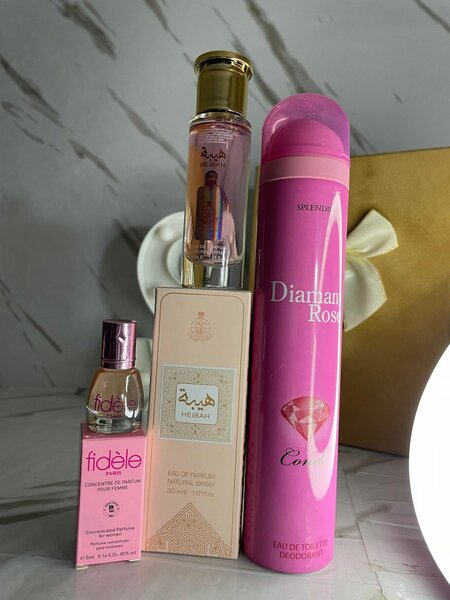 Coffret Parfum Diamond Rose pour Femme