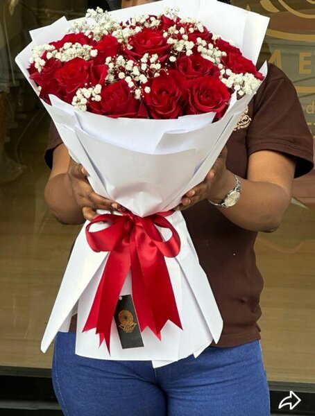 Bouquet de roses rouges