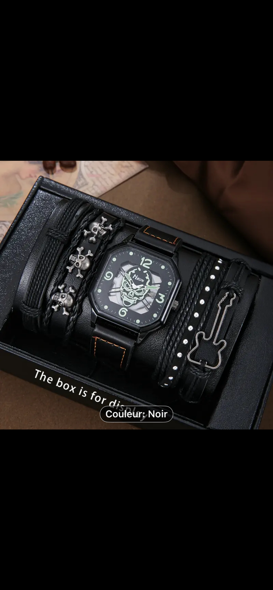 Montre et Bijoux Homme Élégant