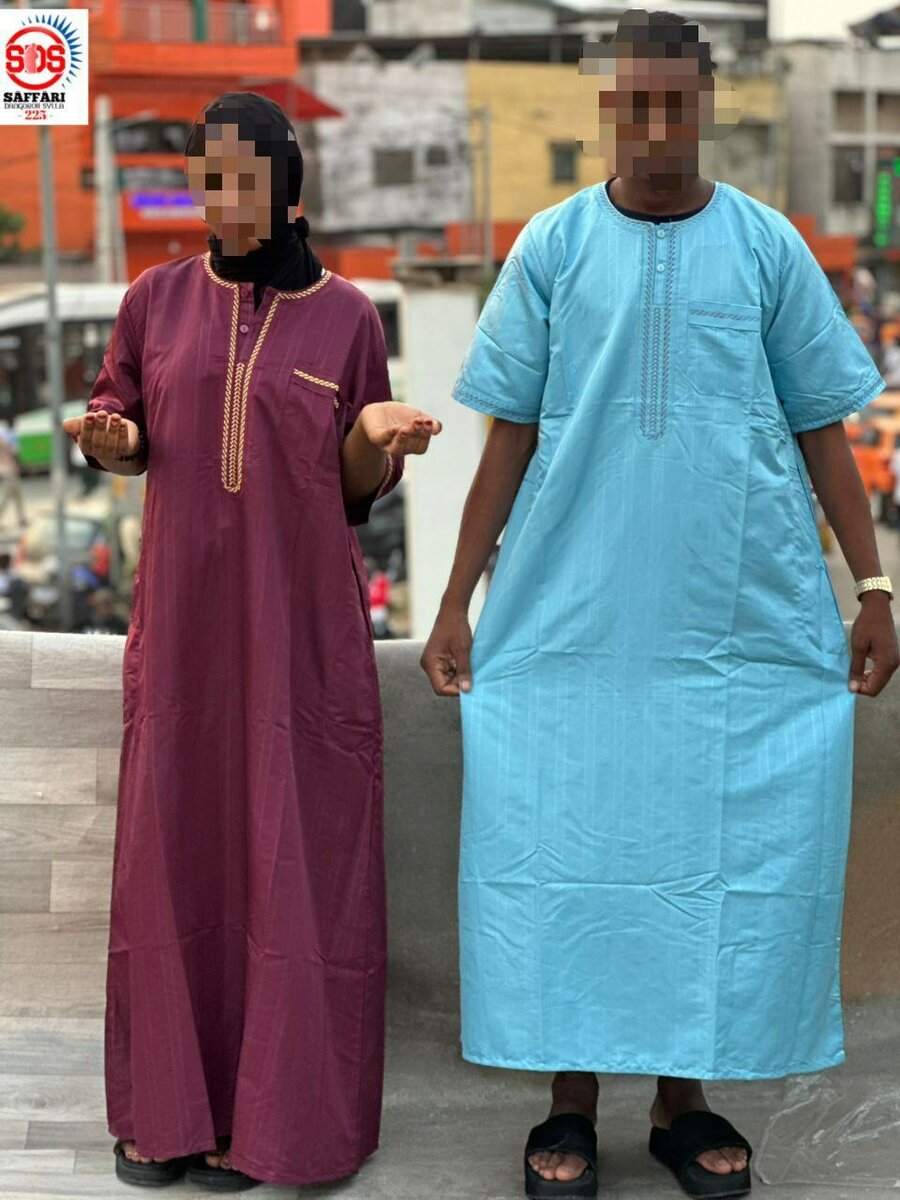 Kaftan africain couple