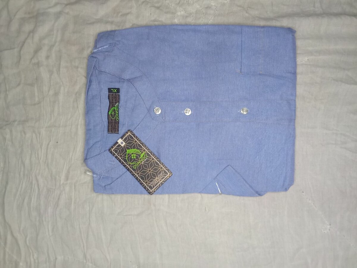 Chemise homme bleue XL