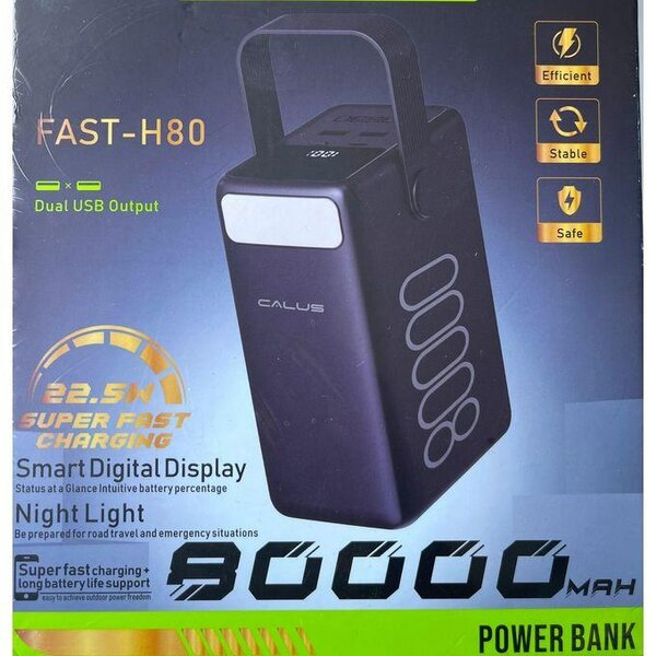 Chargeur rapide 80000mAh USB