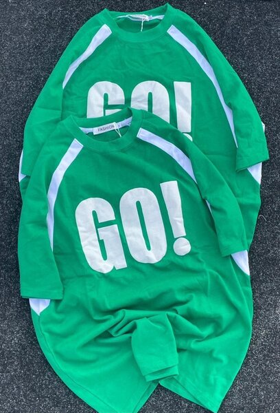 Robe verte "GO!" femmes