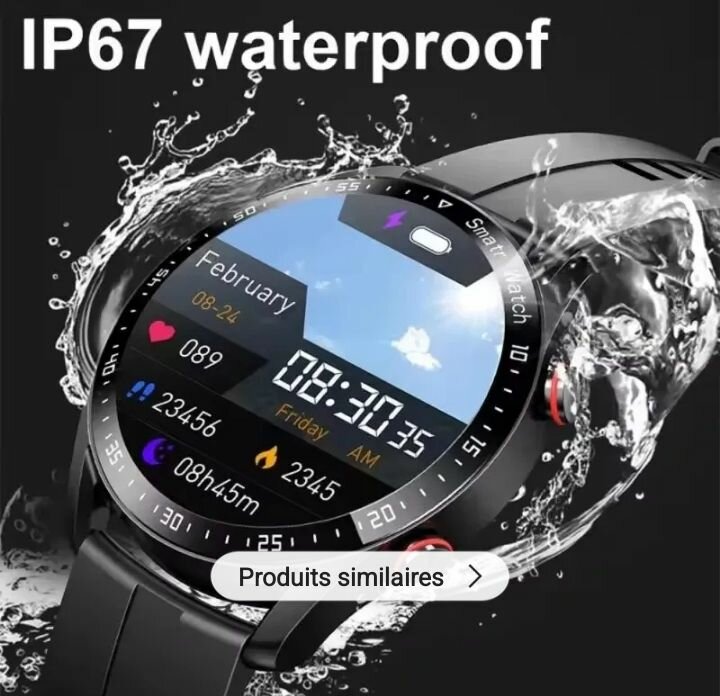 Montre Connectée IP67 ECG