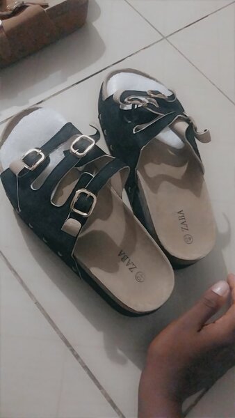 Sandales à imprimé léopard