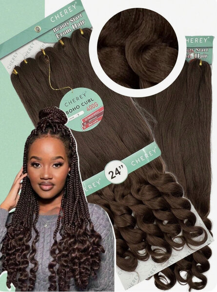 Cheveux Bouclés Boho 24"